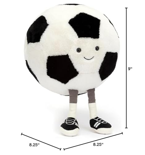 Pelota de fútbol de Jellycat Amuseables de 12 pulgadas | - Imagen 9