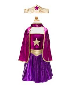 Disfraz de Superhéroe Estrella, Capa & Diadema,