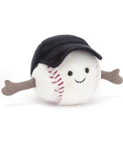 Peluche de béisbol Jellycat Amuseables, 4 pulgadas | Pelota