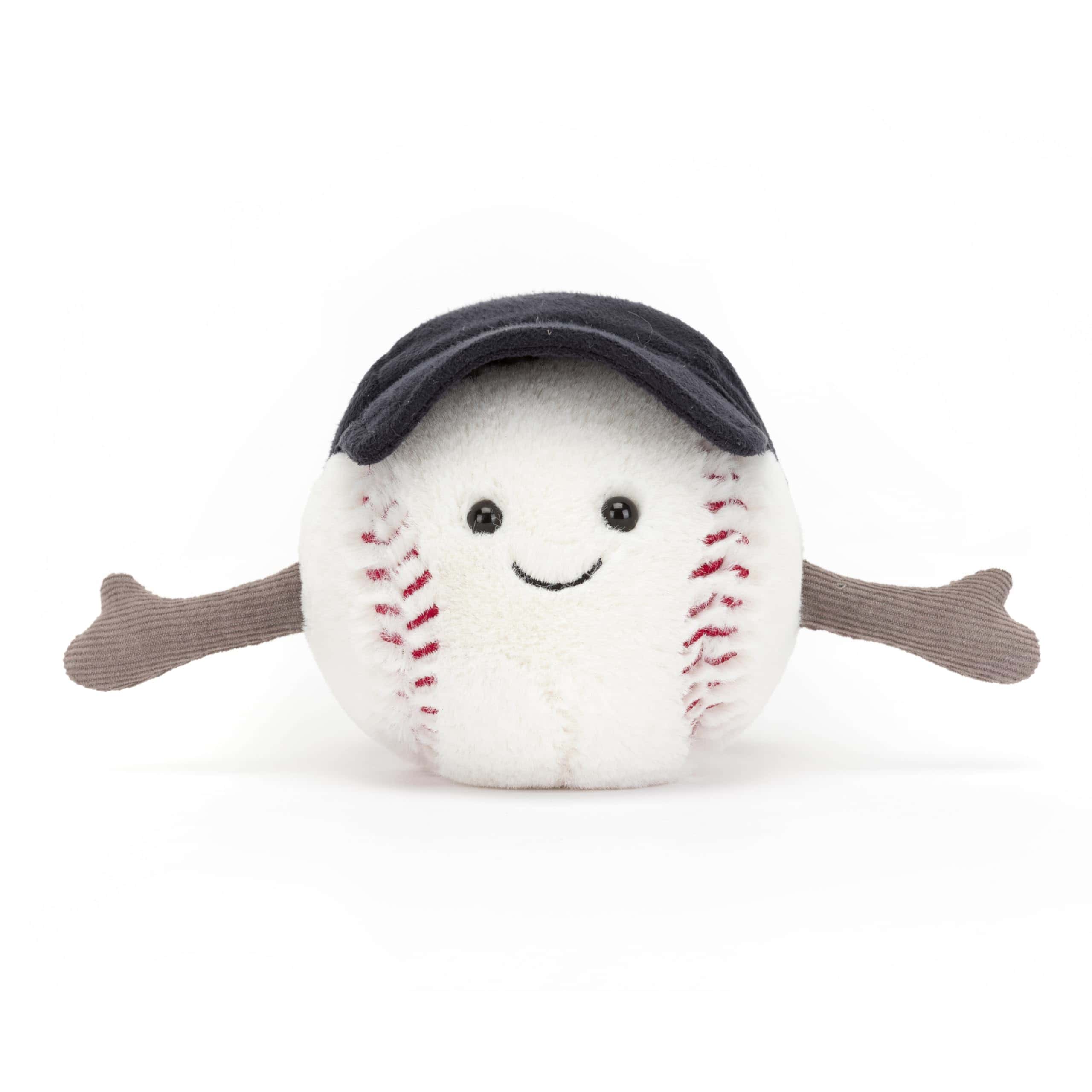Peluche de béisbol Jellycat Amuseables, 4 pulgadas | Pelota - Imagen 7