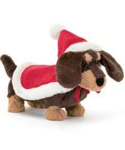 Juguete de peluche Jellycat Winter Warmer Otto Sausage Dog,