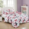 Juego de cama de 4 piezas Chezmoi Collection Cartoon Cats