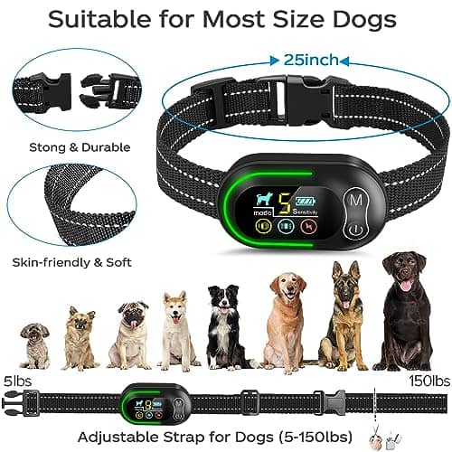 Collar antiladridos para perros, Wizco Collar de ladridos - Imagen 6