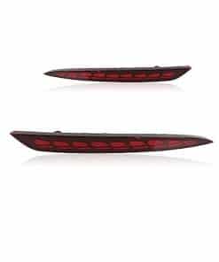 Luces de Reflector Trasero de Parachoques con Lente Roja