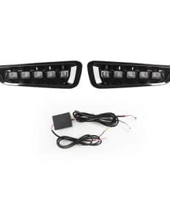 Luces diurnas LED para parachoques con lámpara de niebla de