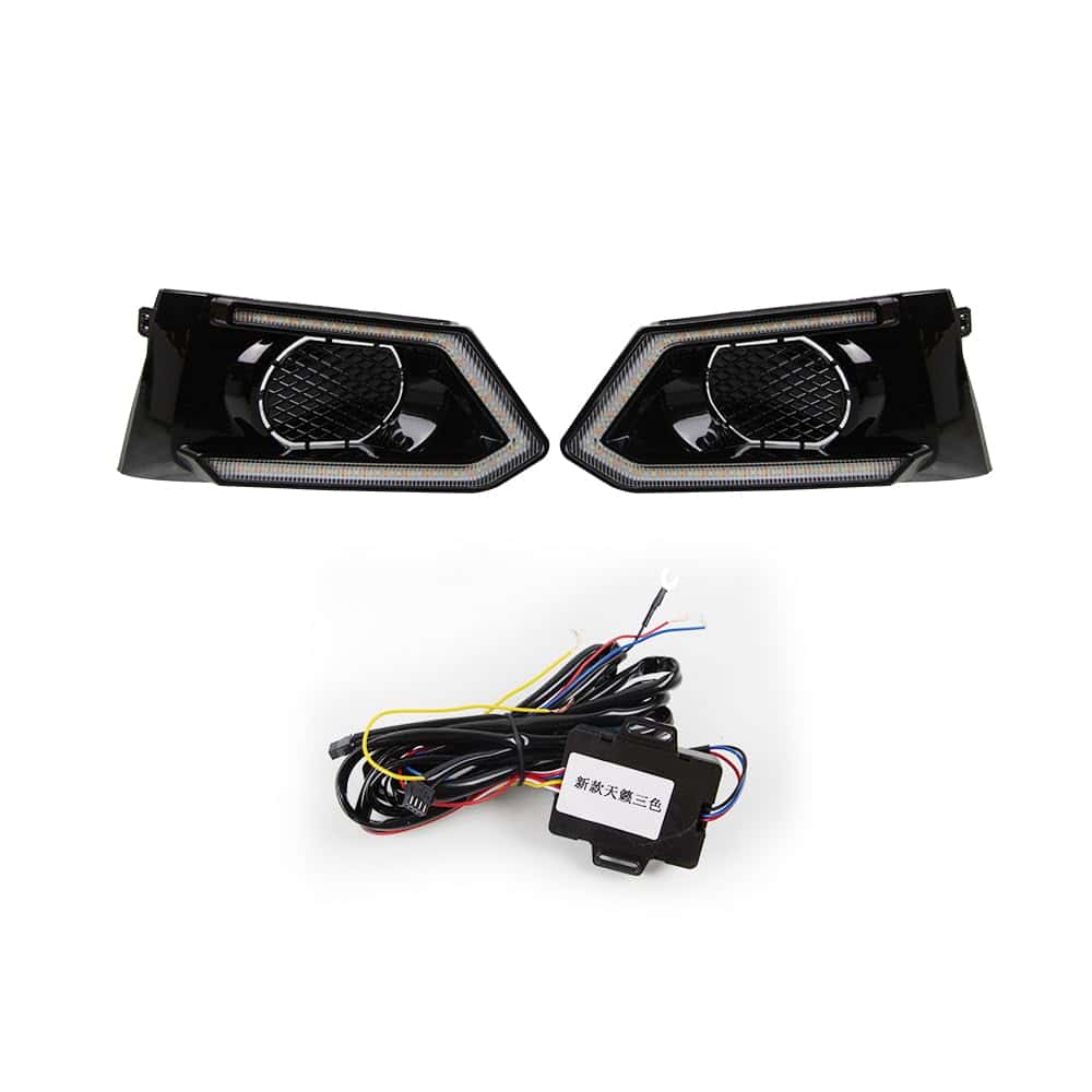 Luces de circulación diurna LED blancas/ámbar con función