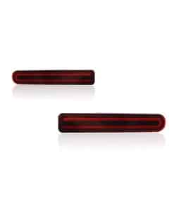 Luces Traseras LED de Lente Rojo Funciona como Luz de Freno