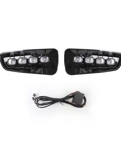 Luces LED blancas y ámbar para luces diurnas delanteras con