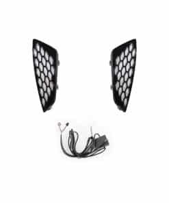 Luces LED de circulación diurna DRL blanco/ámbar/azul con