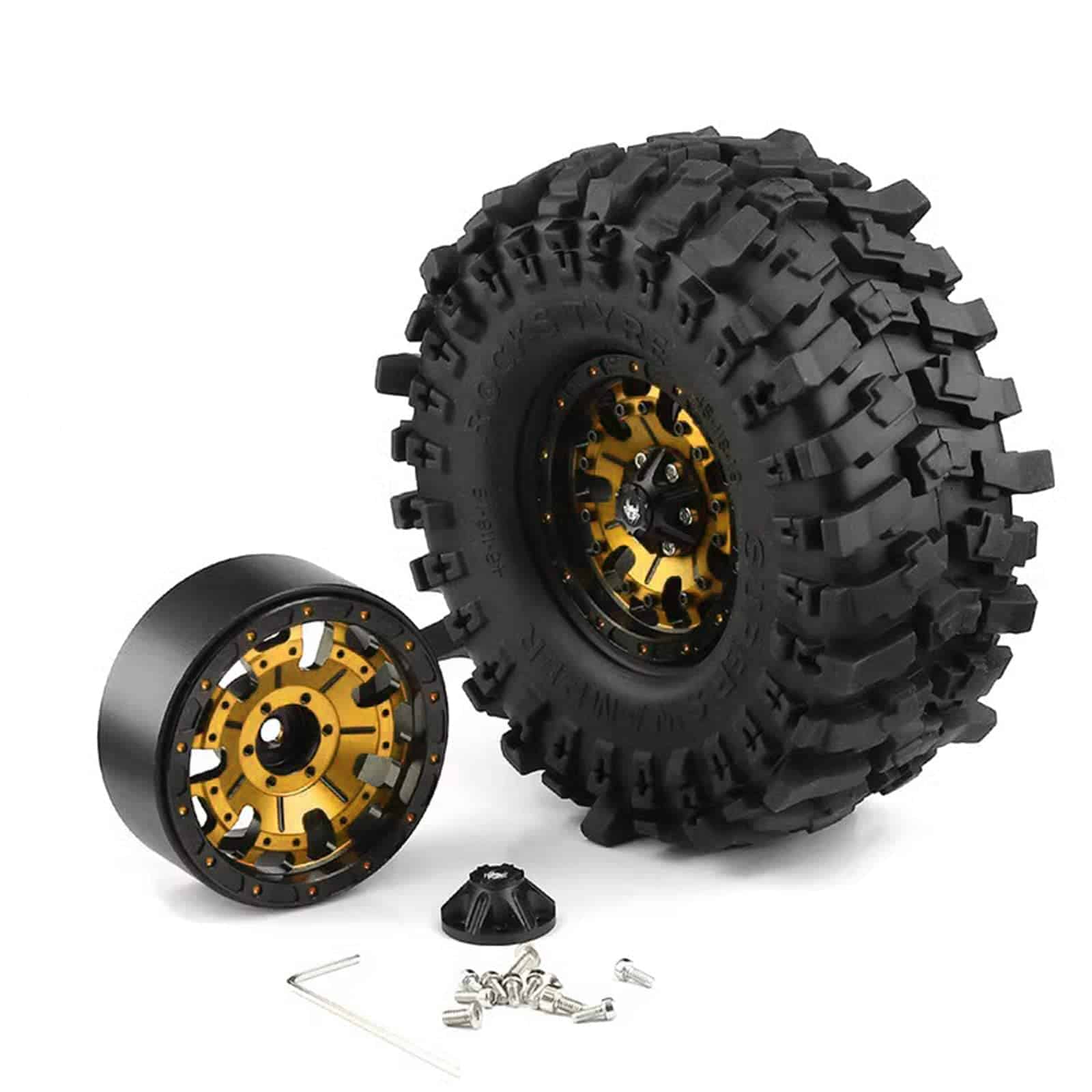 Lifehead 4PCS Aluminum 1.9 Pulgadas Ruedas Beadlock CNC - Imagen 4