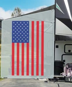 Tentproinc RV Awning Side Shade Screen 9' X 7' - (Bandera