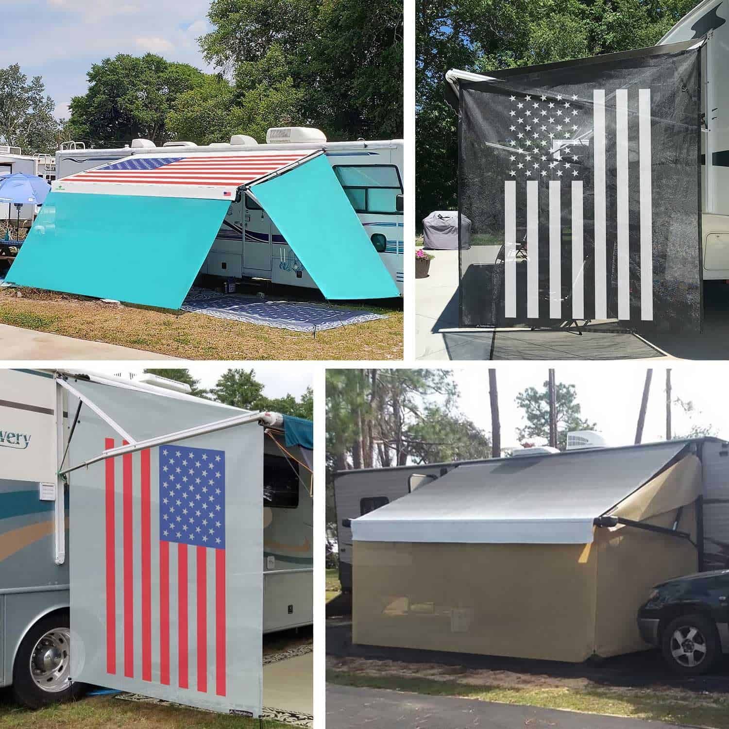 Toldo lateral para RV Tentproinc 9' X 7' - (Bandera - Imagen 7