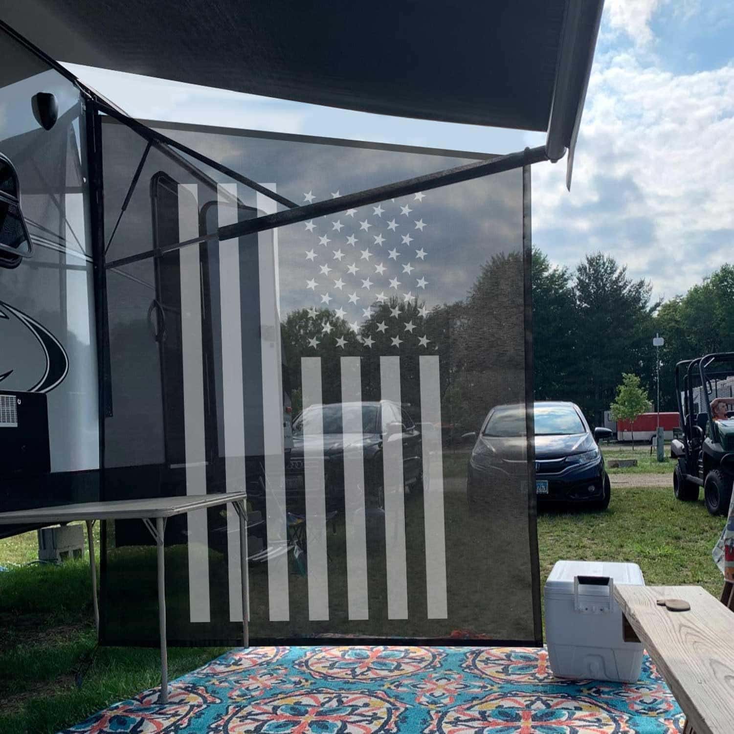 Toldo lateral para RV Tentproinc 9' X 7' - (Bandera - Imagen 6