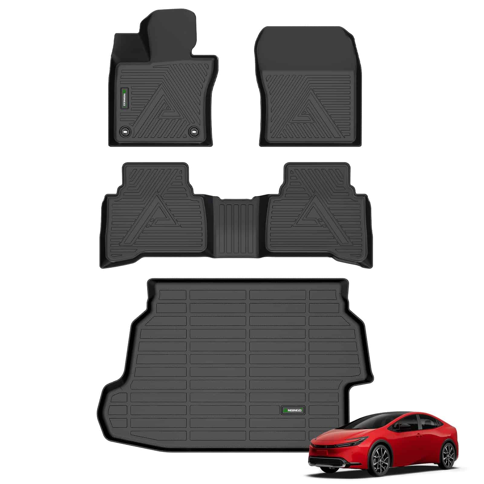 Tapetes para Piso y Forro de Carga -Negro