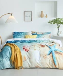 Funda de Edredón King Ocean, Suave Microfibra 3 Piezas