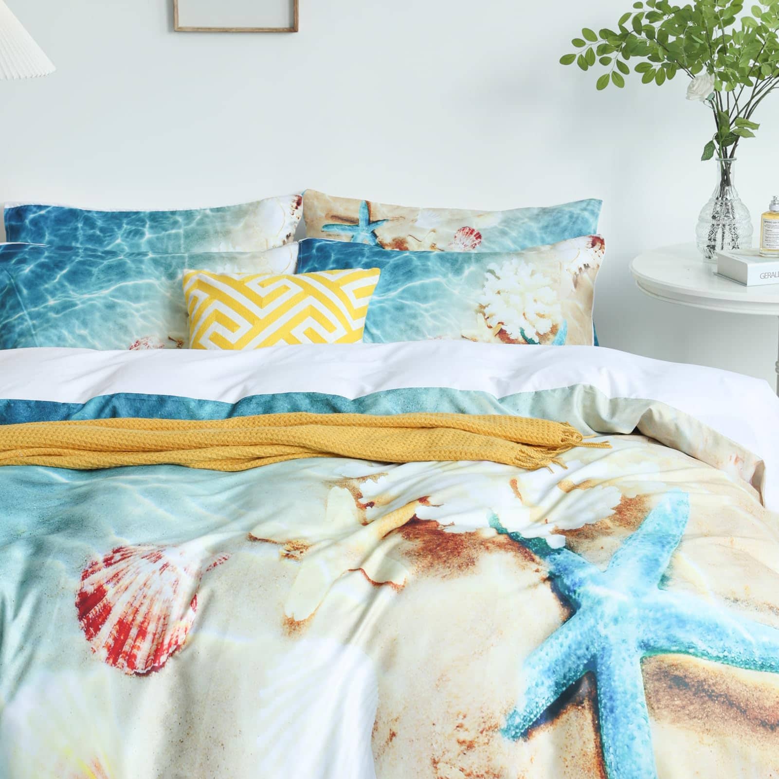 Funda de Edredón King Ocean, Suave Microfibra 3 Piezas - Imagen 5