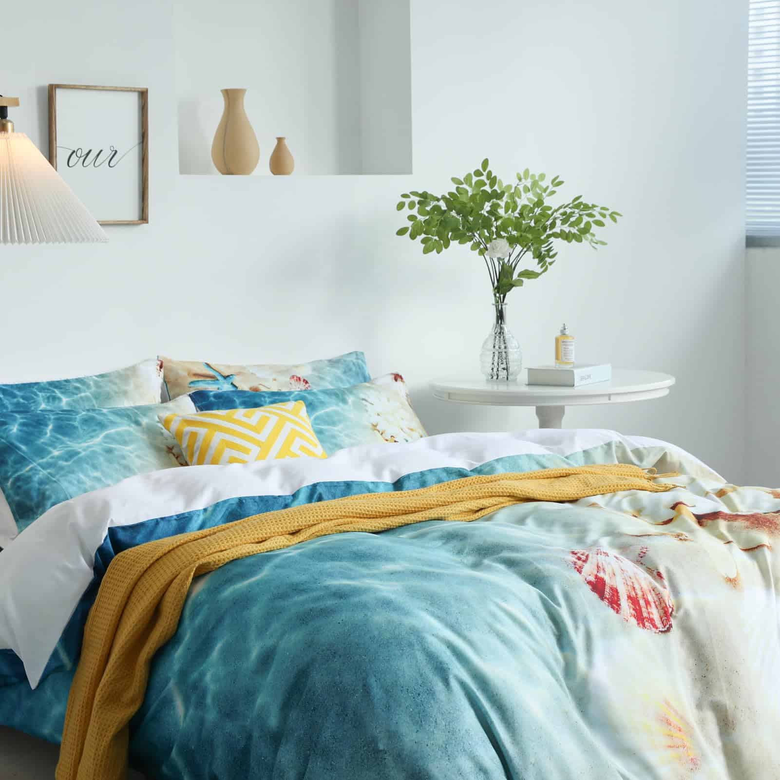 Funda de Edredón King Ocean, Suave Microfibra 3 Piezas - Imagen 6