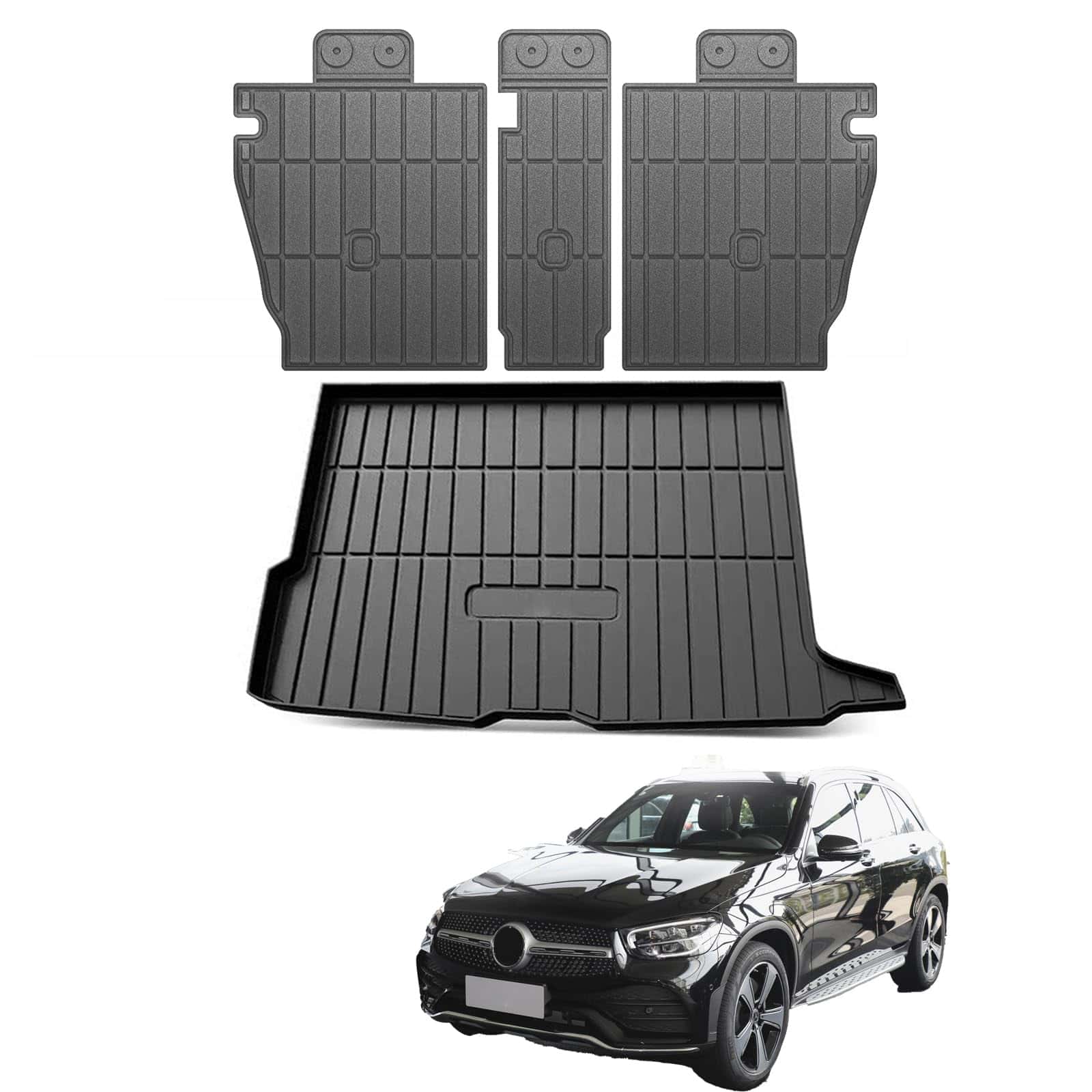 Tapete de maletero trasero a medida para Benz GLC250 GLC300