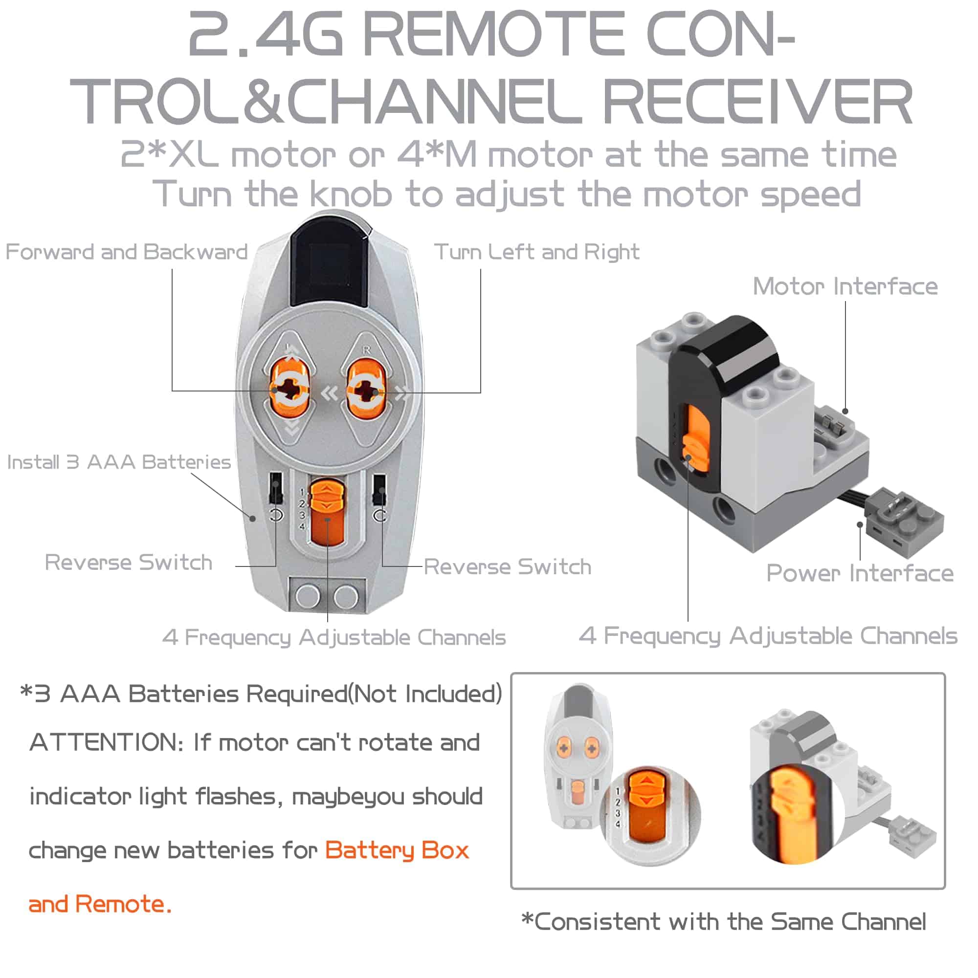 Conjunto de Motor Funcional de 44PCS Mutcretus, Nuevos - Imagen 5