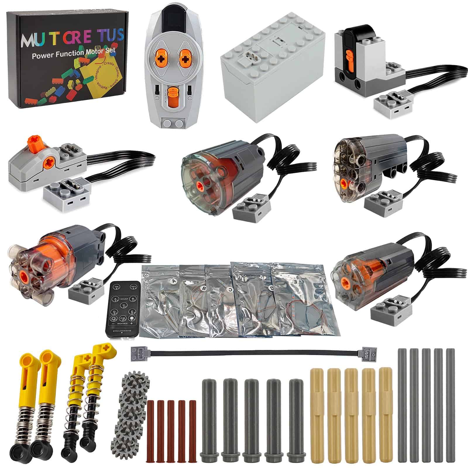 Conjunto de Motor Funcional de 44PCS Mutcretus, Nuevos