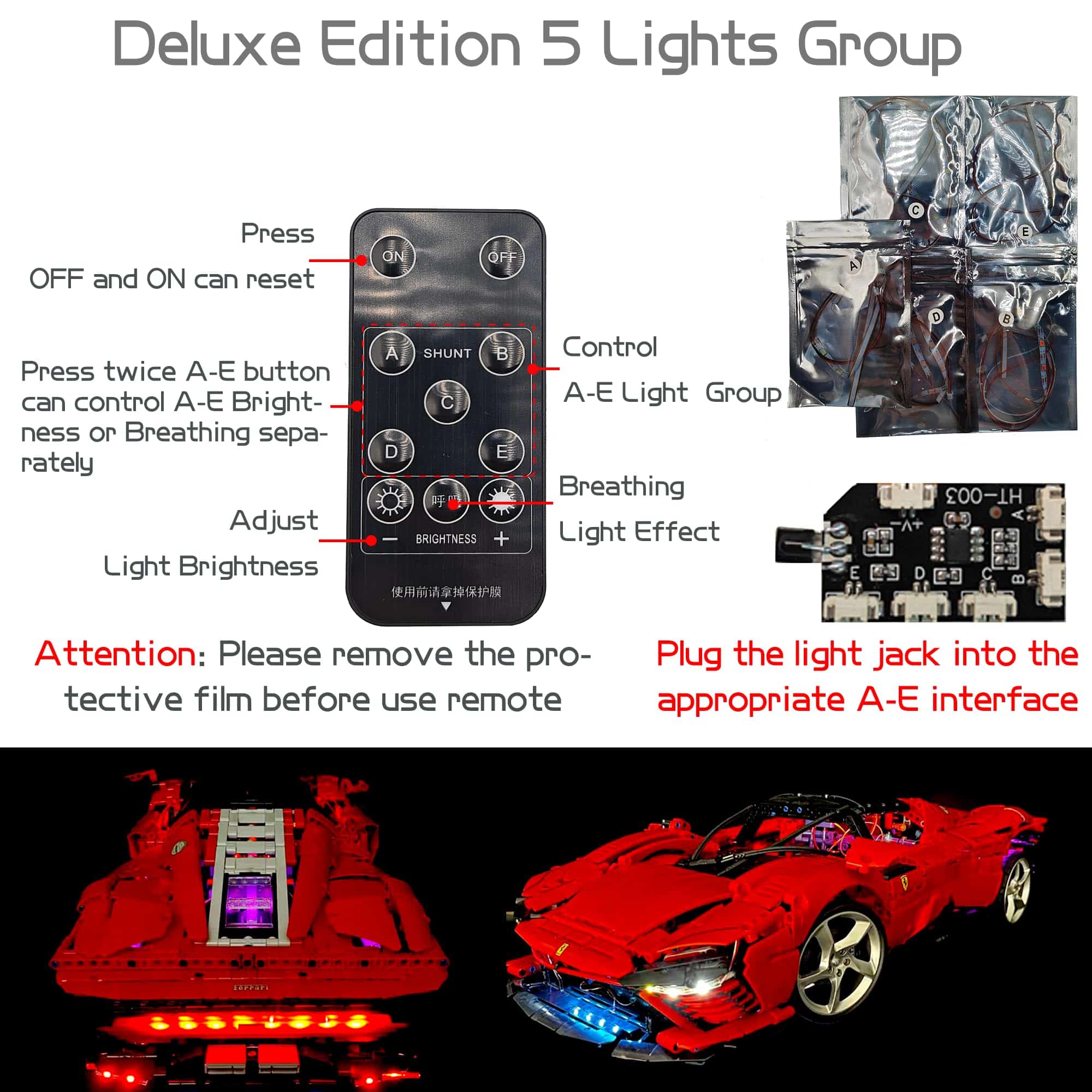 Conjunto de Motor Funcional de 44PCS Mutcretus, Nuevos - Imagen 3