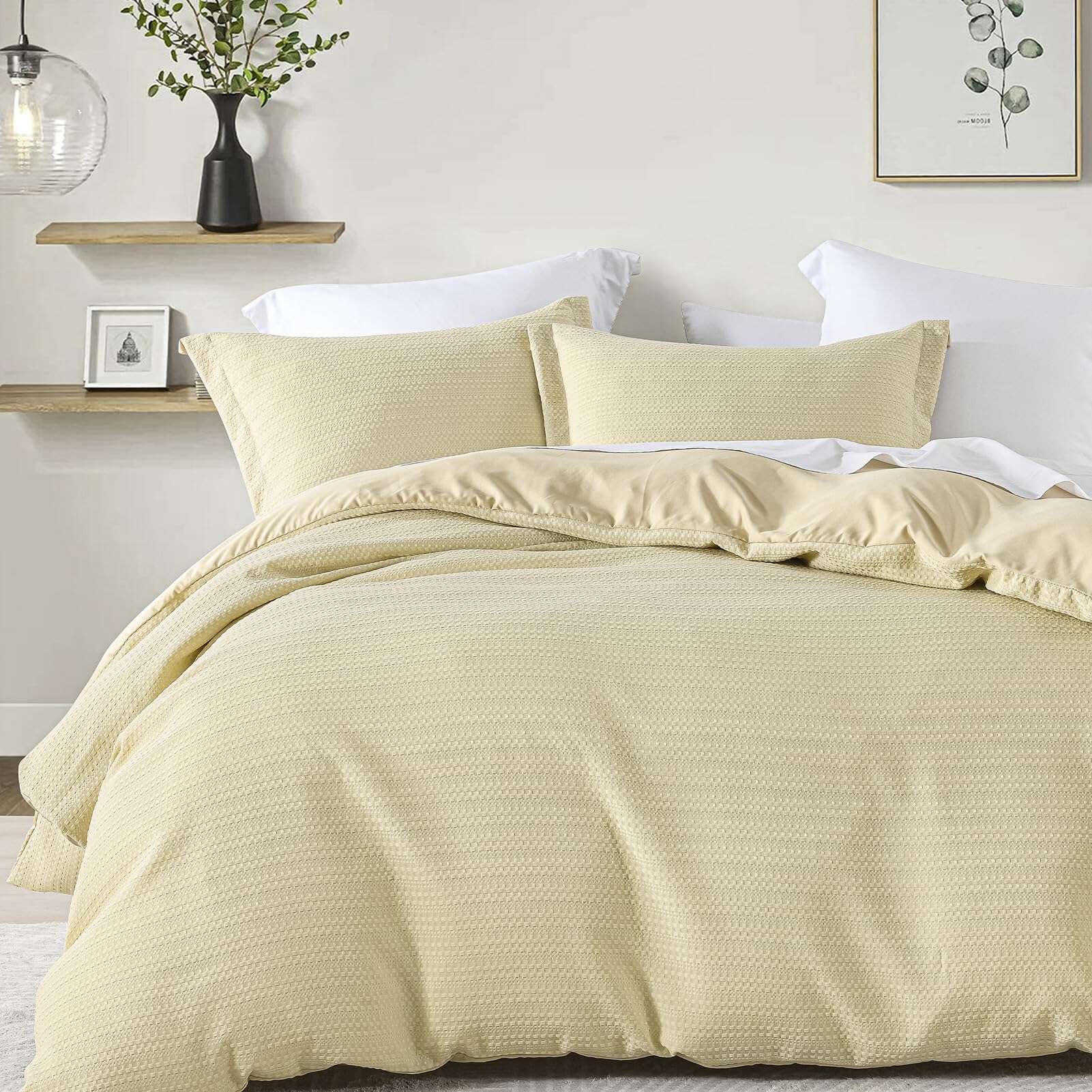 PERHOM Funda de Edredón Tamaño King - Juego de Funda de