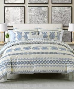 CozyQQ Juego de Funda nórdica Boho Queen - 100% Algodón