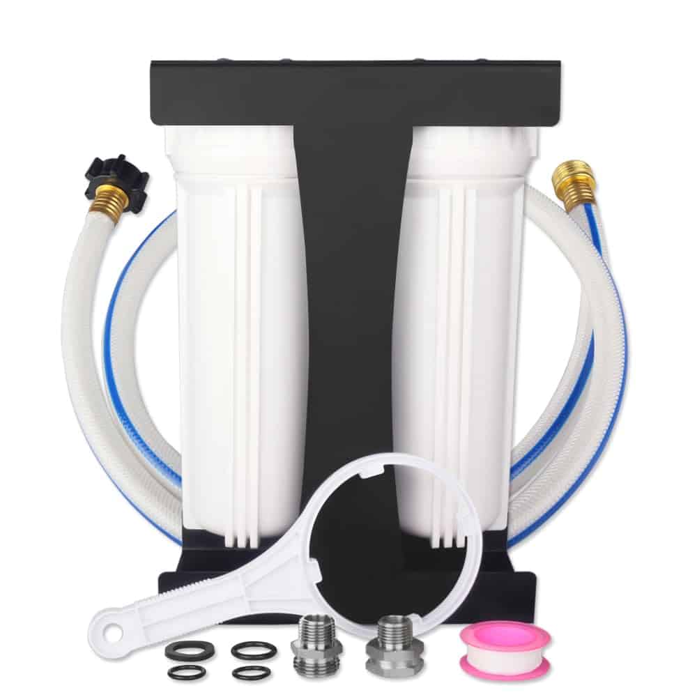 Sistema de Filtro de Agua Doble Premium para RV Nasibey, - Imagen 3