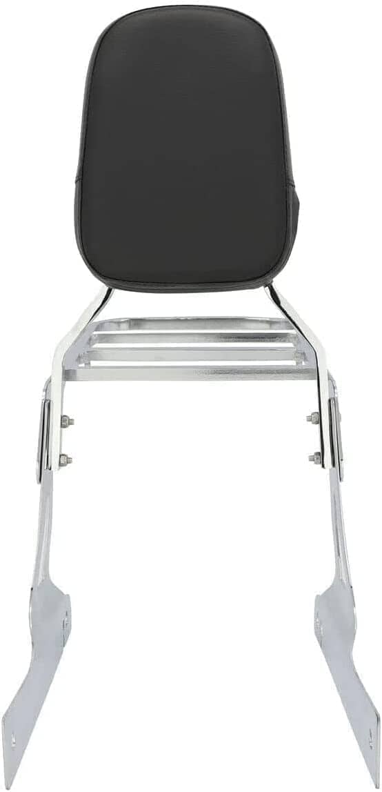 Respaldo trasero de motocicleta cromado compatible con - Imagen 4