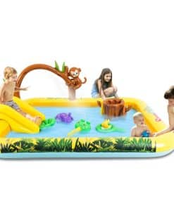 Centro de Juego Inflable, Piscina Inflable con Rociador de