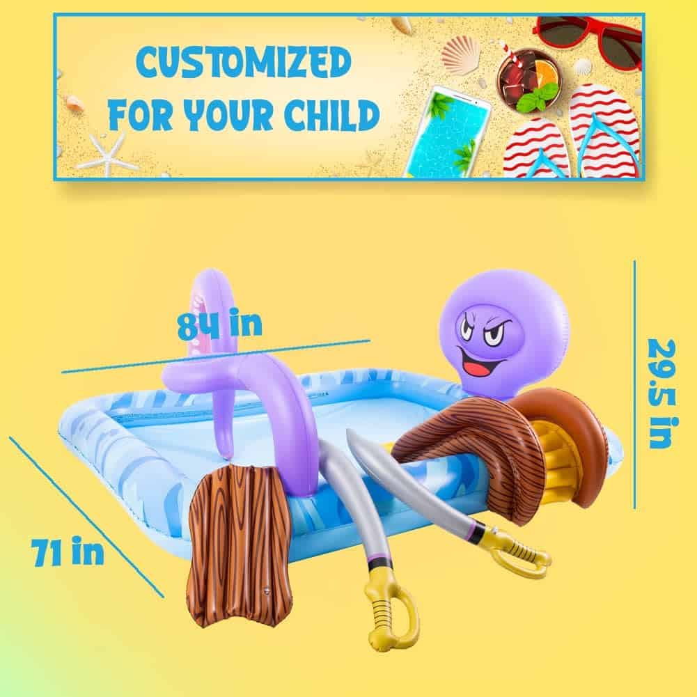 Centro de Juego Inflable, Piscina Pulpo Inflable con - Imagen 3