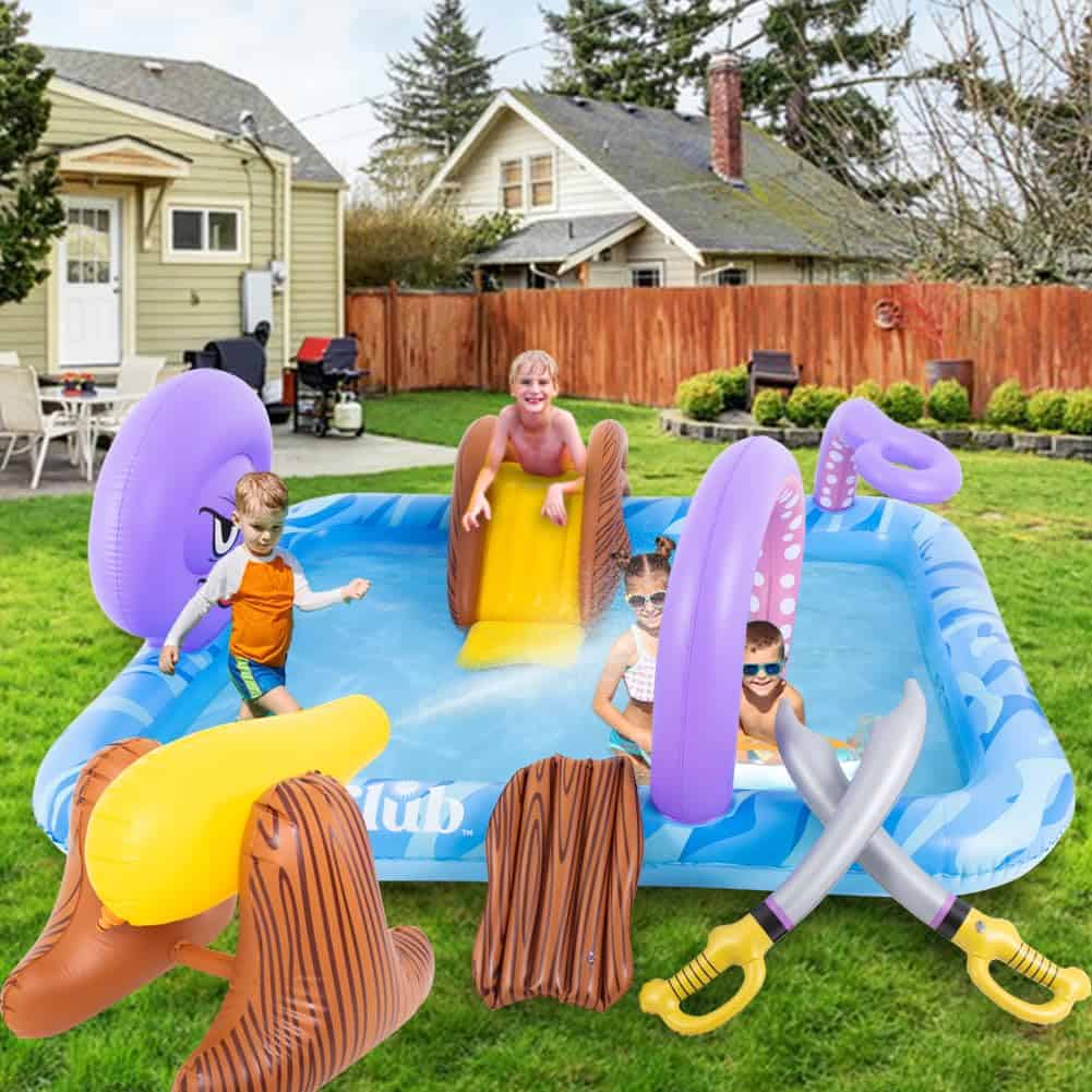 Centro de Juego Inflable, Piscina Pulpo Inflable con - Imagen 7