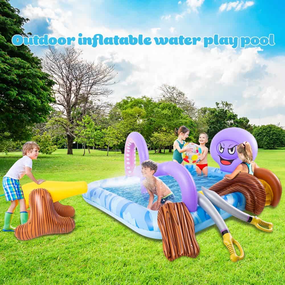 Centro de Juego Inflable, Piscina Pulpo Inflable con - Imagen 6