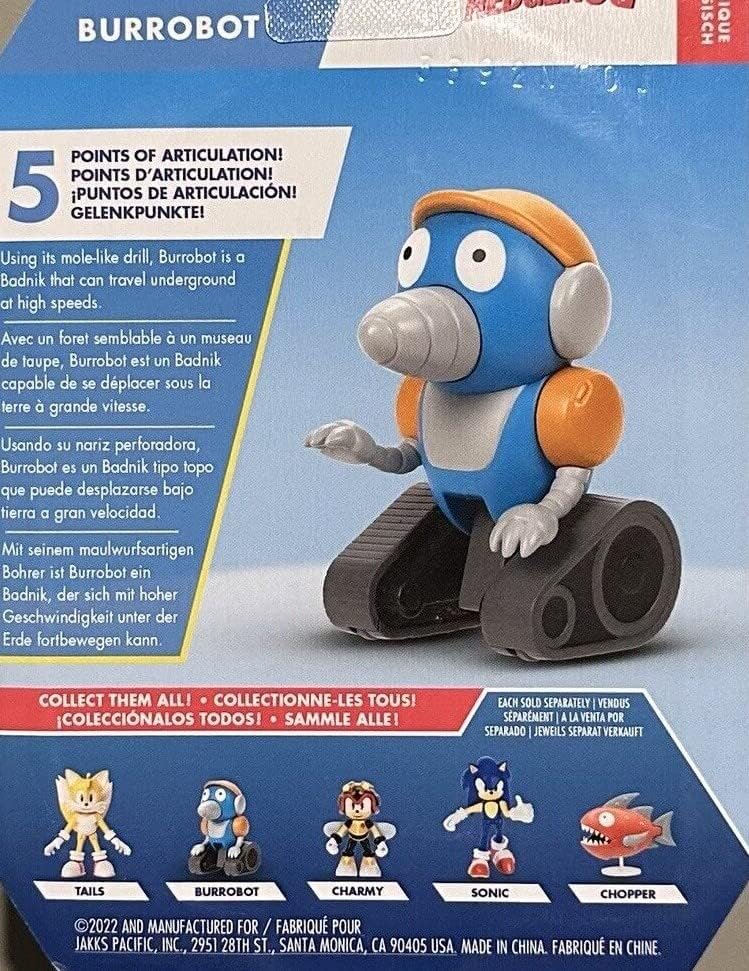 Figura mini Sonic The Hedgehog Burrobot de 2.5 pulgadas - - Imagen 4