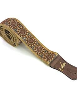 Correa de guitarra 1to1 Music Vtar - Marrón Floral