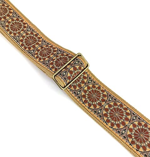 Correa de guitarra 1to1 Music Vtar - Marrón Floral - Imagen 3