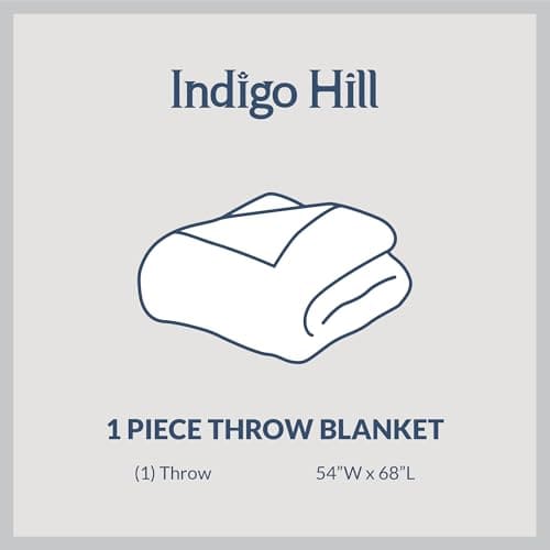 Manta Sherpa Indigo Hill by HiEnd Accents Ranch Life, - Imagen 11