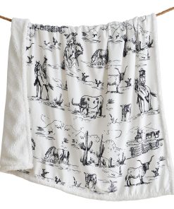 Manta Sherpa Indigo Hill by HiEnd Accents Ranch Life,