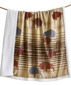 Manta Sherpa Indigo Hill de HiEnd Accents Home on The