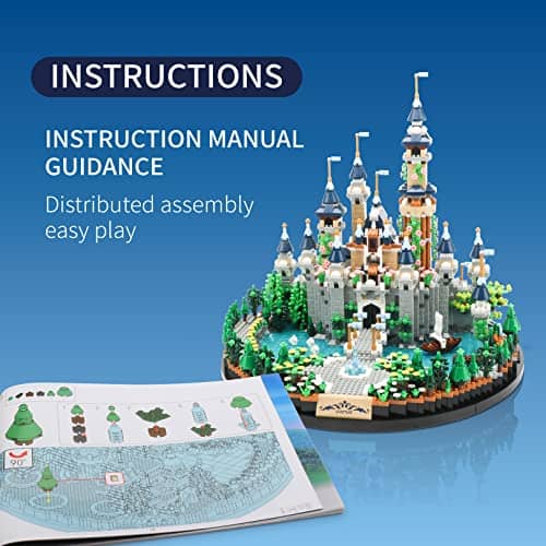 DOLBLOCK Castillo Mágico de Princesa en Micro Bloques de - Imagen 5