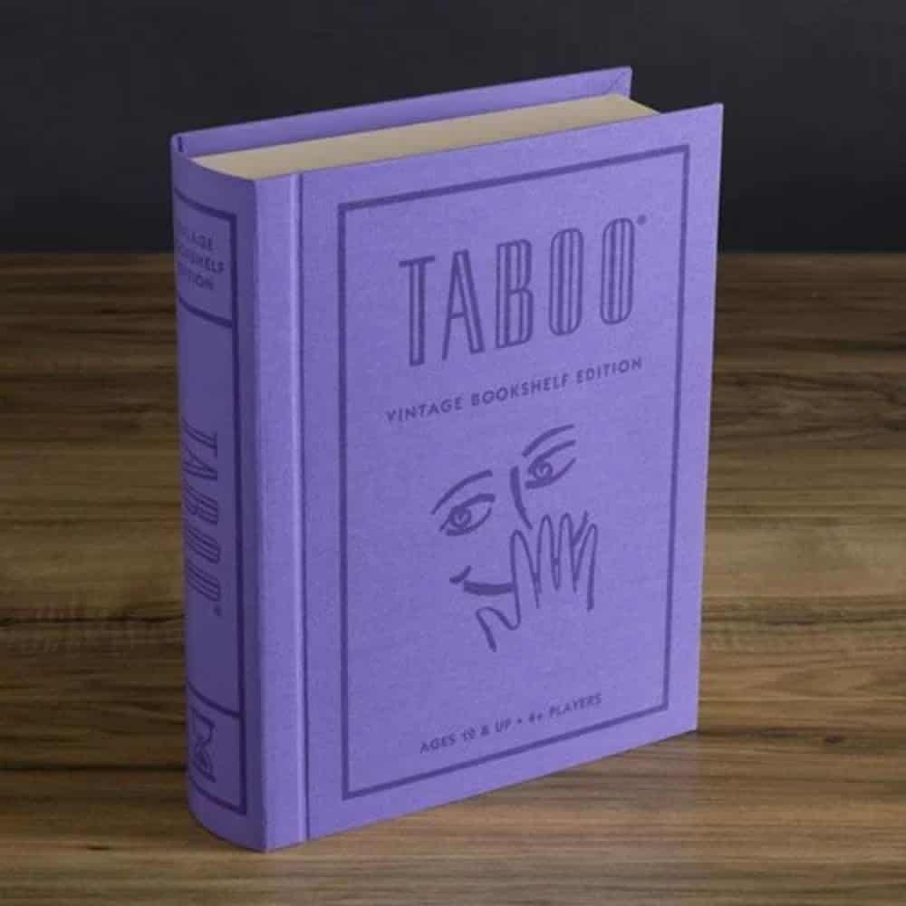 Juego Taboo Vintage Bookshelf Edition de WS Game Company