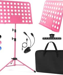 Soporte de Música Rosa lotmusic, Soporte de Partituras de