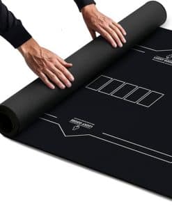 Tapete de Poker Premium Azul Marino 70 x 35 pulgadas,