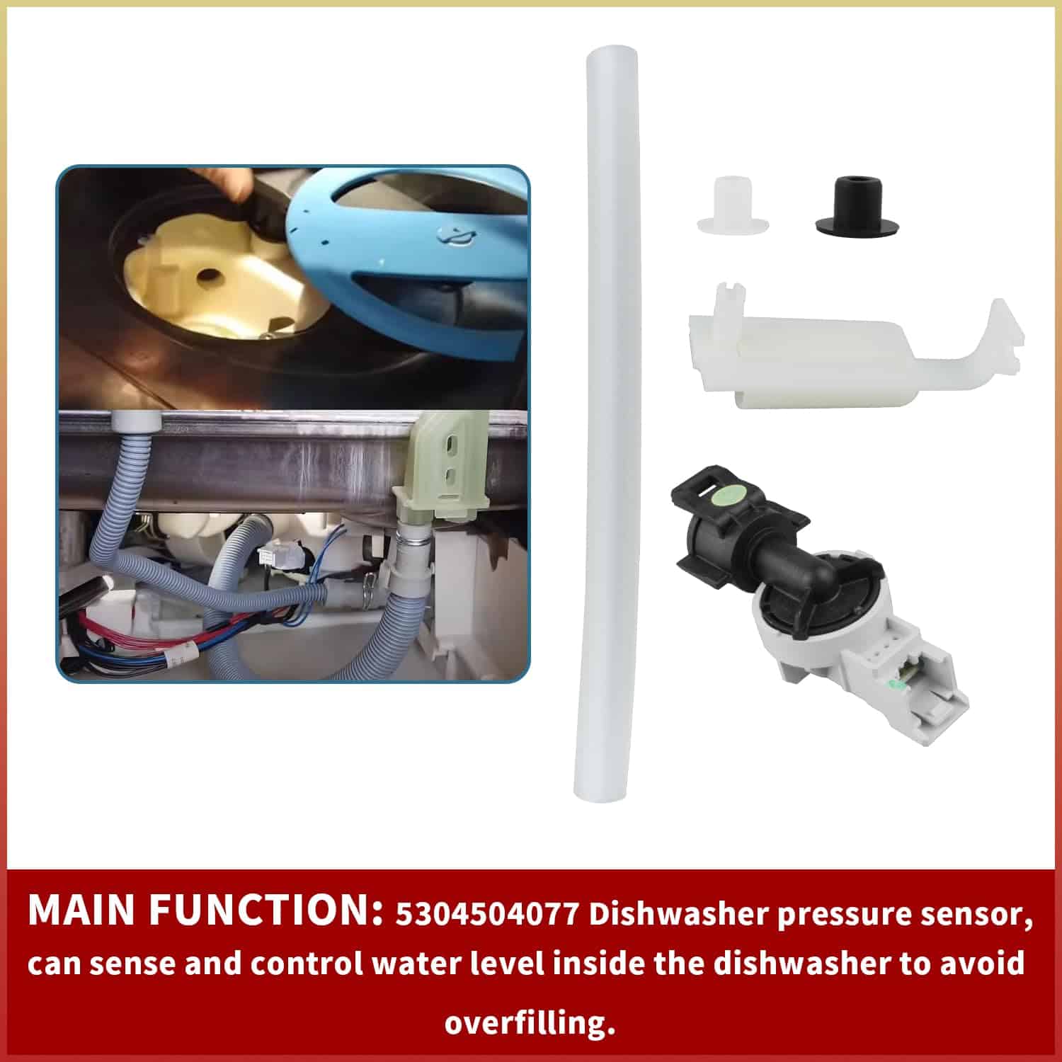 Kit de interruptor de sensor de presión para lavavajillas - Imagen 4