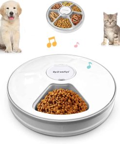 Alimentador Automático para Mascotas 4PAWSLIFE, 5 Comidas,