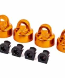 Tapón de amortiguador de aluminio Traxxas GTX Shock Orange