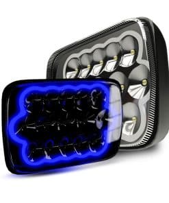 Ciascy 2PCS Faros Led H6054 7x6 5x7 Lámpara de Auto de