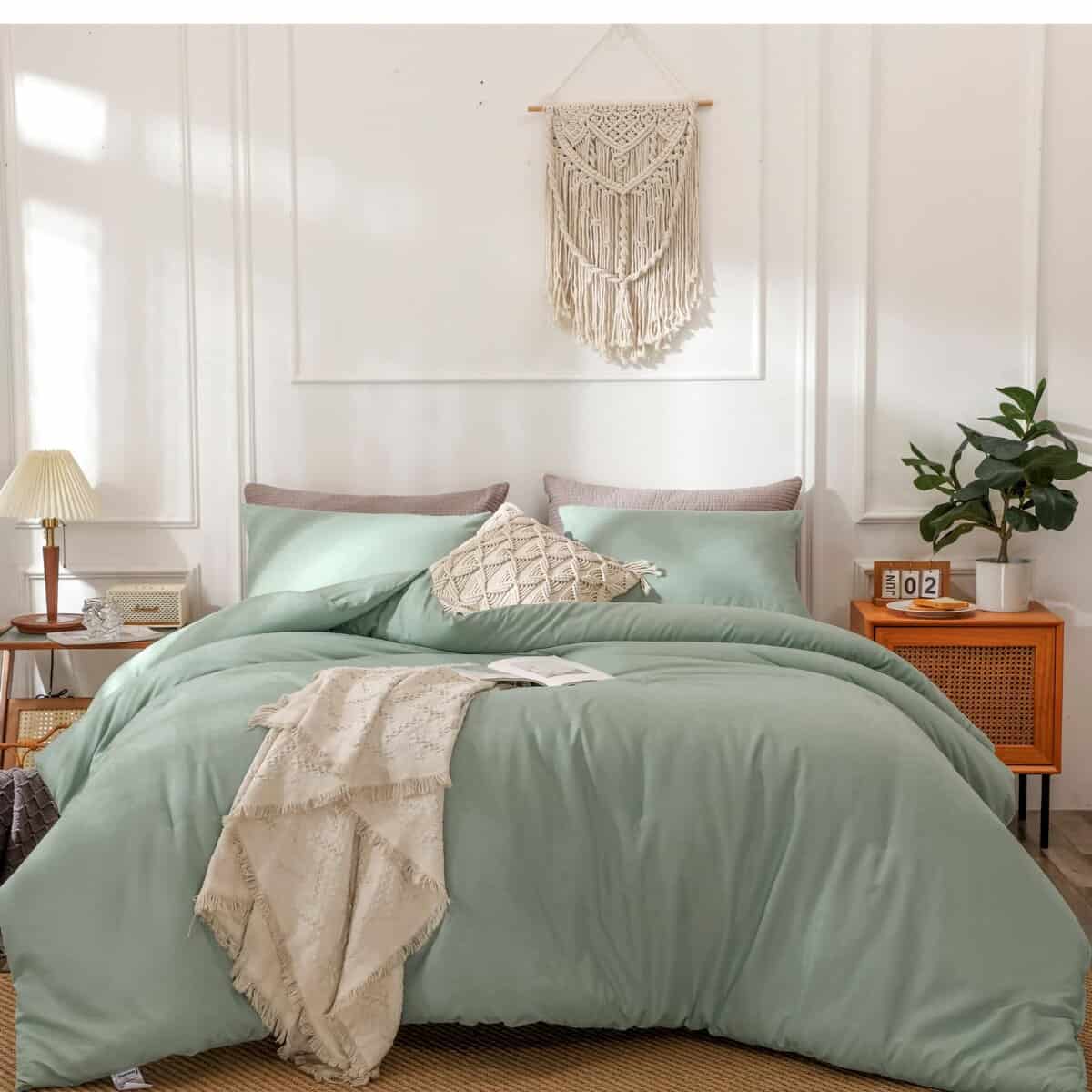 Edredón de relleno no migratorio King Size hecho a mano de