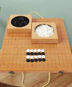 19 x19 Bolsas de Go Plegables y Piezas de Go de Jade