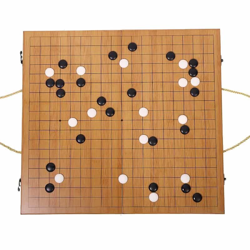 19 x19 Bolsas de Go Plegables y Piezas de Go de Jade - Imagen 9